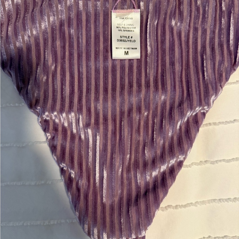 Dippin' Daisy's Purple Striped Bikini Bottom